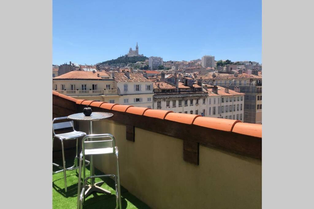Loft Moderne Vue Vieux Port Terrasse Rooftop Daire Marsilya Dış mekan fotoğraf