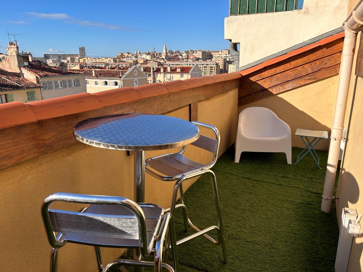 Loft Moderne Vue Vieux Port Terrasse Rooftop Daire Marsilya Dış mekan fotoğraf