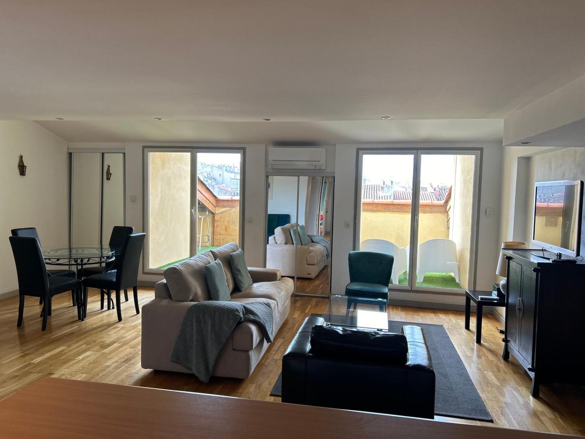 Loft Moderne Vue Vieux Port Terrasse Rooftop Daire Marsilya Dış mekan fotoğraf